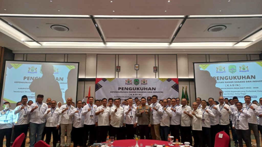 Wakil Bupati Hadiri pengukuhan KADIN Majalengka Periode 2023 - 2028