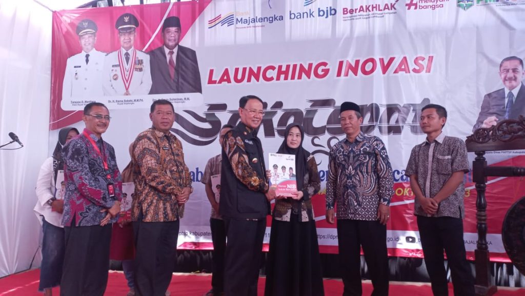Tingkatkan Pelayanan Publik, DPMTSP Majalengka, Launching Inovasi Sakocepat