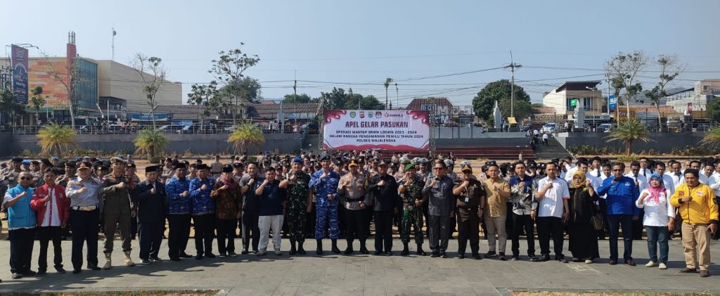 Mantapkan Kesiapan Pengamanan Jelang Pemilu Tahun 2024, Polres Majalengka Gelar Operasi Mantap Brata Lodaya 2023-2024