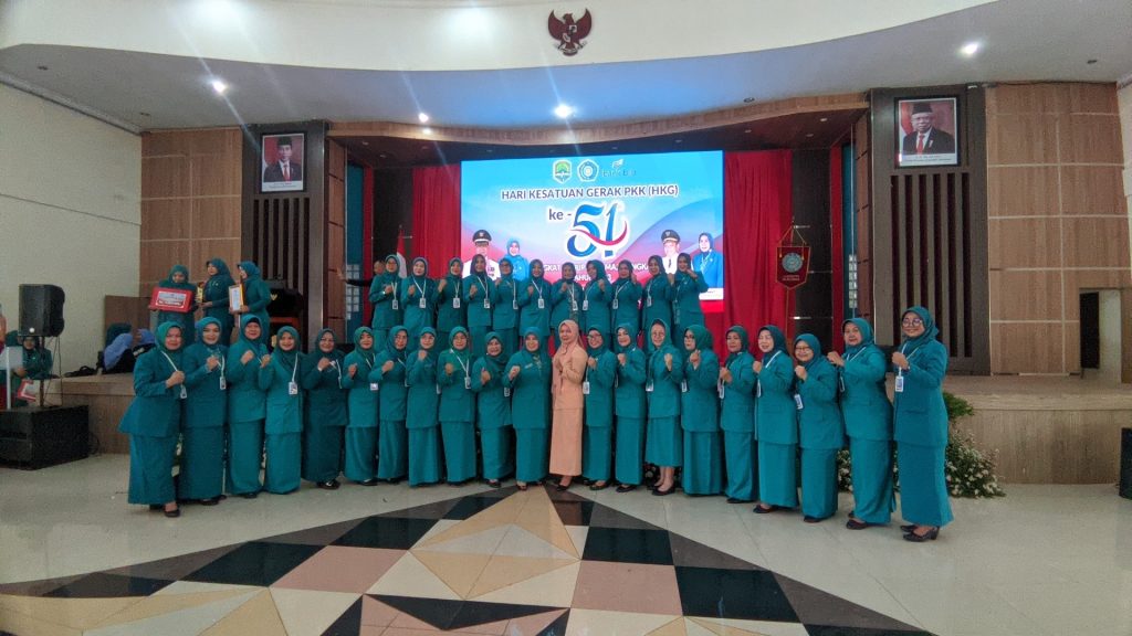 Tim Penggerak PKK Kab.Majalengka Peringati Hari Kesatuan Gerak PKK (HKG) ke- 51 Tahun 2023