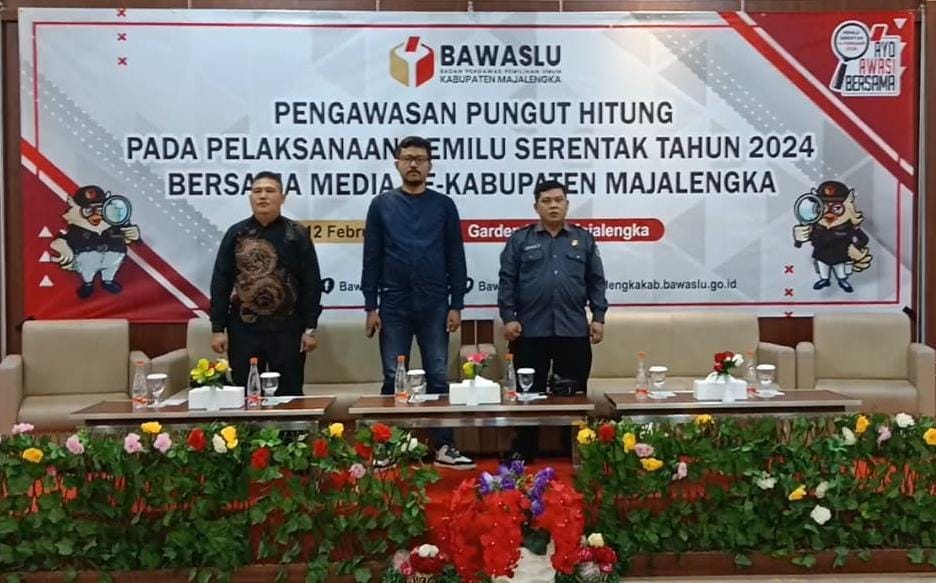 Jelang Pemilu di Gelar, Bawaslu Kabupaten Majalengka Gandeng Media Sosialisasikan Pengawasan Pungut Hitung Pada Pemilu Serentak 2024