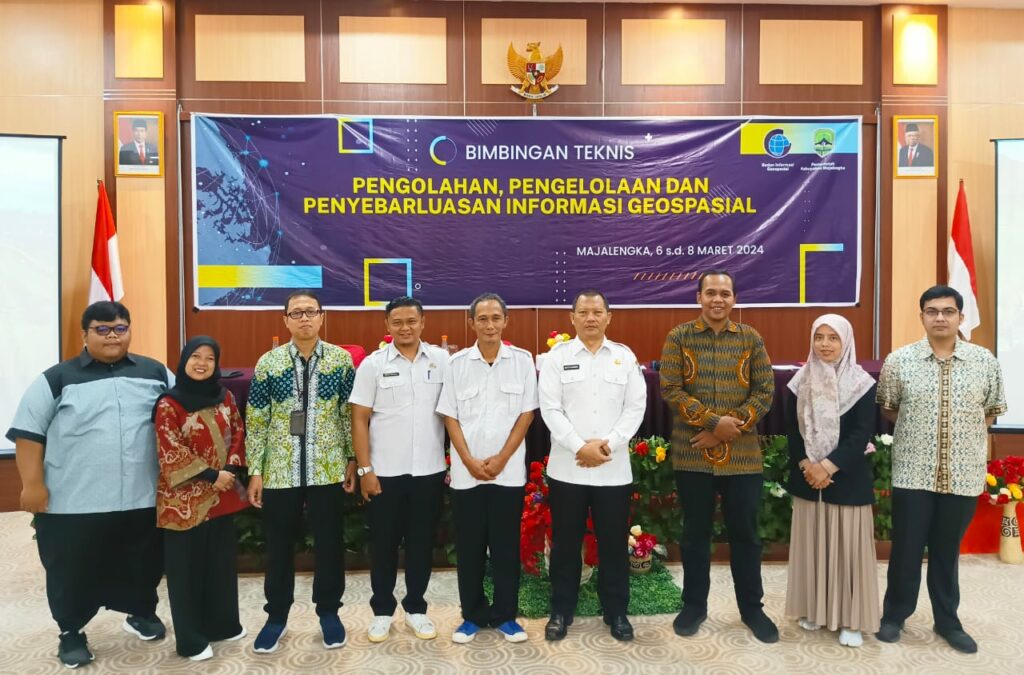 Tingkatkan Kemampuan Pengolahan, Pengelolaan dan Penyebarluasan Informasi Geospasial di Kab. Majalengka, Diskominfo Gelar Bimtek
