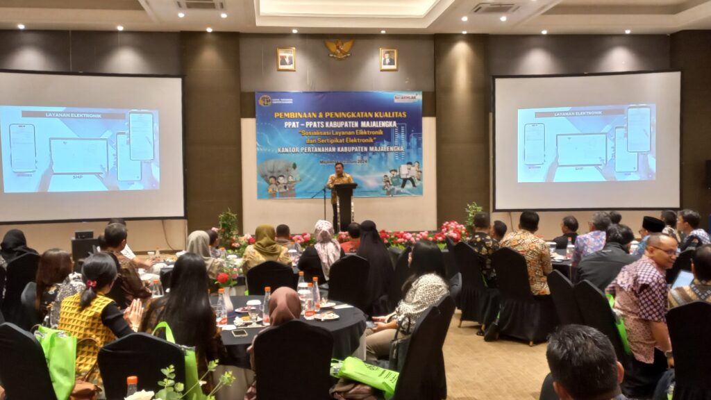 Pj Bupati Majalengka berharap Layanan Sertipikat Tanah Elektronik bisa Mempermudah dalam Pelayanan