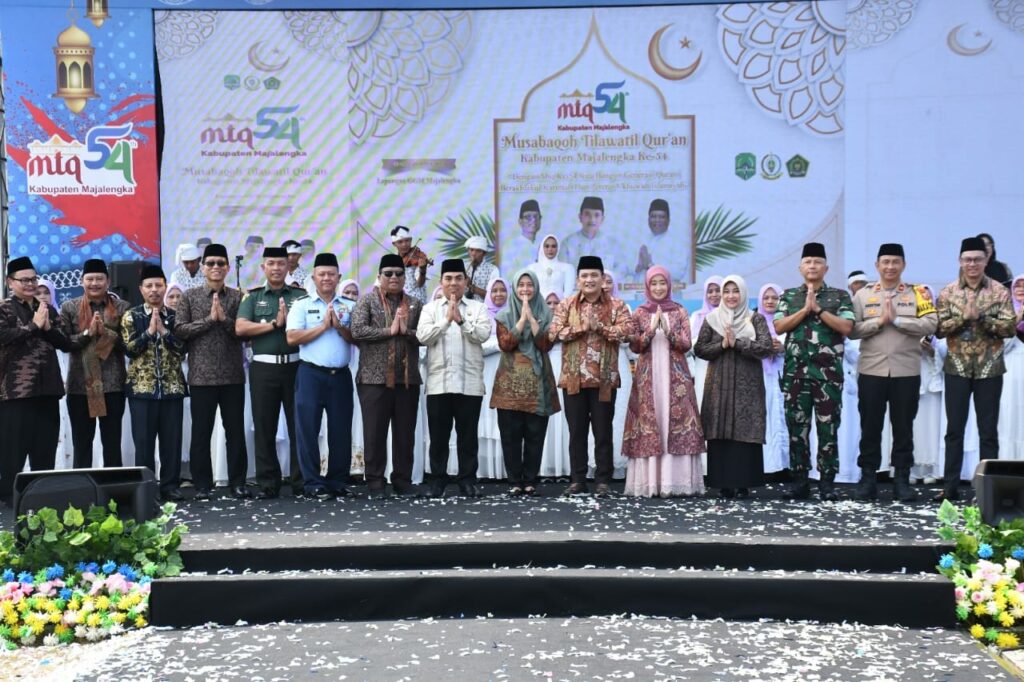 Pj Bupati Secara Resmi Buka MTQ Ke-54 Tingkat Kabupaten Majalengka