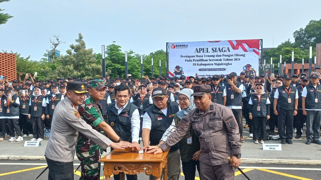 Bawaslu Majalengka Gelar Apel Siaga untuk Wujudkan Pilkada Aman, Netral dan Tenang