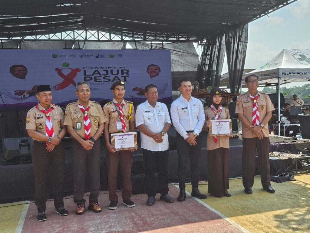 Dinkes Majalengka Launching Inovasi LAJUR PESAT Untuk Menekan Peredaran HIV/AIDS di Kalangan Pelajar