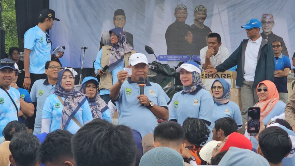 Meriahkan Hari Jadi Kabupaten Majalengka ke-186 , Kecamatan Talaga Gelar Jalan Santai dan Khitanan Massal.